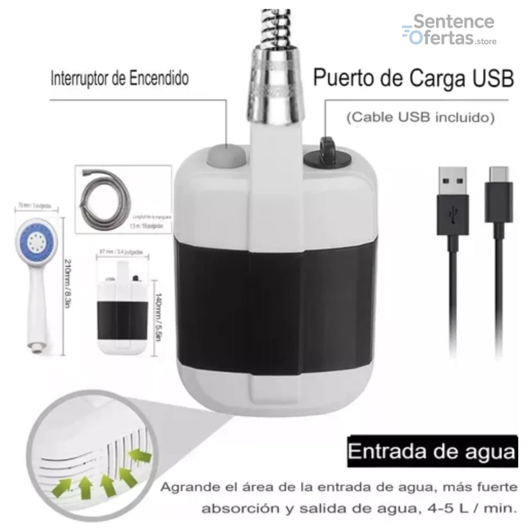 Ducha Portable Recargable
